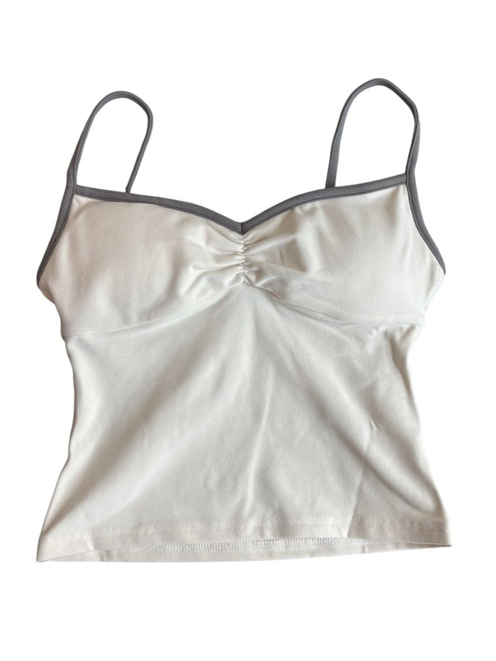 437 the Ballet Tank in Cream/Clay Mask